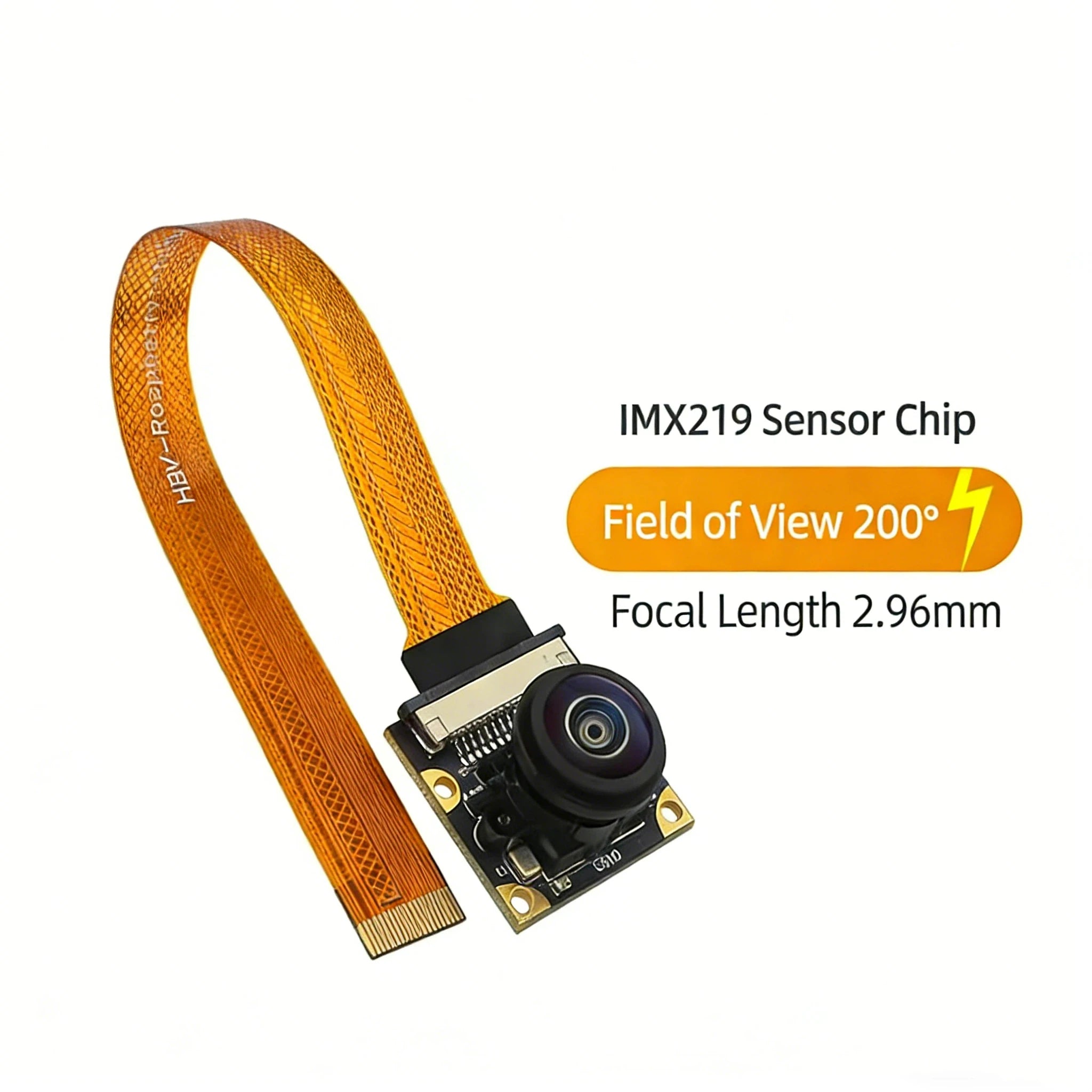 Raspberry Pi Camera for Pi 5, 8MP IMX219 Sensor, 77°-200° FOV Optional, IR Night Vision, with CSI Cable