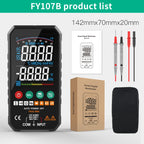 MASTFUYI Auto-Ranging Digital Multimeter High Precision 6000 Counts True RMS Tester Capacitance Ohm Hz Test Electrician Tools