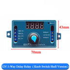 DC 5V 12V 24V 10A Adjustable Time Delay Relay Module LED Digital Timming Relay Timer Delay Trigger Switch Timer Control Switch