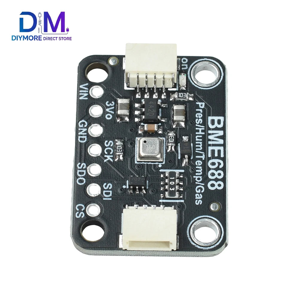BME680 BME688 Temperature Humidity Pressure Air Quality Sensor Module STEMMA QT Qwiic I2C Interface Environment Monitor