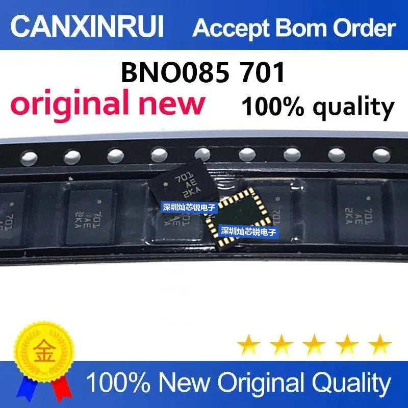 (5-100pieces)Brand new original BNO085 silk-screen 701 packaged QFN IMU high-precision 9-axis sensor chip