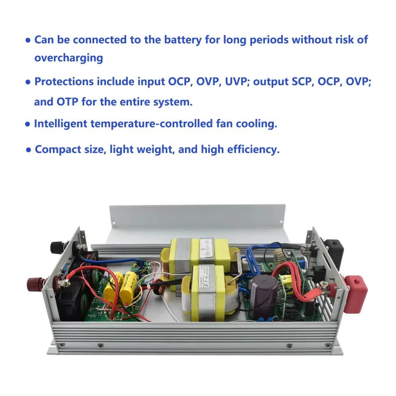 High Efficiency Isolated DC DC Converter 300V-500V to 48V 4000W with 95% Efficiency for Motor & Air Conditioner Applications