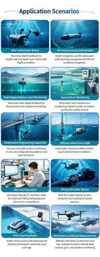 WitMotion WT-DP03 High Precision Water Depth Pressure Sensor MS5837 30Bar ADC 0.016mbar Resolution for Arduino ROV AUV Diving
