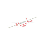 100PCS 3*10MM Fast-Blow Glass Tube Fuse with Lead Wires 0.5A 1A 1.5A 2A 2.5A 3A 4A 5A 250V Axial Fast Glass Fuse with Lead Wire