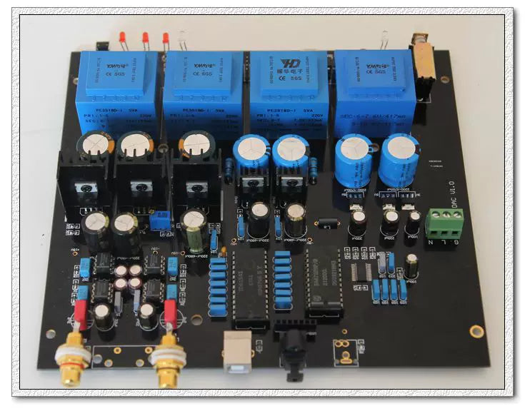 L1541DAC gold TDA1541 fever decoder, digital input: coaxial, optical fiber. Digital input bit rate: 16bit, 44.1K 48K