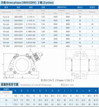 Adjustable vibration motor 30W-100W, 220V mini vibration motor, 380V vibration motor