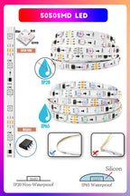 65.5ft/20m TUYA WS2811 TUYA DreamColor LED Strip Lights RGBIC Smartlife 60LEDs/M Flexible Tape Work with Alexa Google Assistant