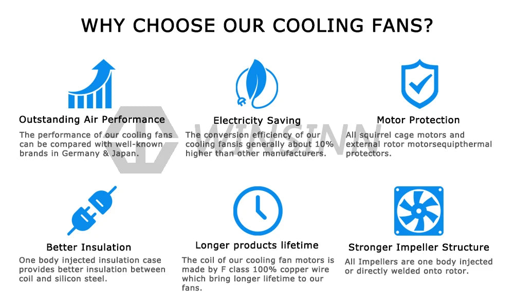 WINSINN 5015 50mm Fan 5V 12V 24V 1 Meter , 3D Printer Micro Blower Hydraulic / Dual Ball Bearing, Brushless Cooling 50x15mm 2PIN
