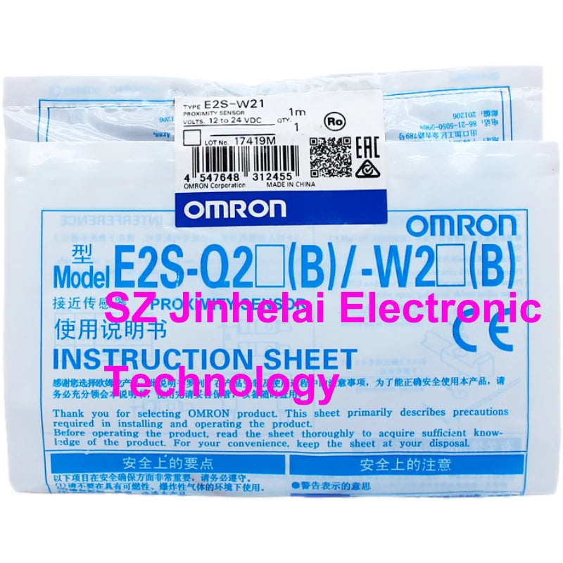 New and Original Omron 1M Proximity Switch E2S-W21 W22 W23 W24 W25