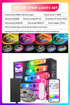 65.5ft/20m TUYA WS2811 TUYA DreamColor LED Strip Lights RGBIC Smartlife 60LEDs/M Flexible Tape Work with Alexa Google Assistant