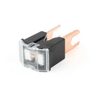 X Autohaux 80A Car Pal Fuse Pacific Type Male Slow Blow Fuse 2 Blades Black Universal For Auto Car Accessories