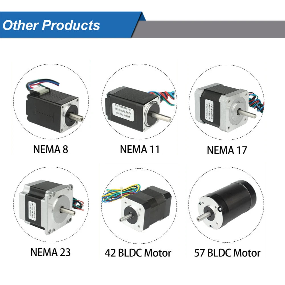 4000Rpm 24V  DC 42BLS01 42BLS02 42BLS03 42BLS04 42mm Square BLDC Motor 3-Phase 26-105W Brushless Motor with Hall-Sensor