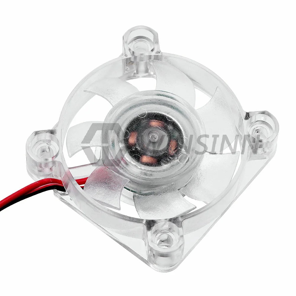 WINSINN 25mm 30mm 40mm RGB Fan USB Color Led DC 5V 12V 24V 2510 3010 4010 Hydraulic Bearing Brushless Cooling 2PIN