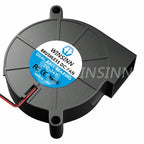 WINSINN 5015 50mm Fan 5V 12V 24V 1 Meter , 3D Printer Micro Blower Hydraulic / Dual Ball Bearing, Brushless Cooling 50x15mm 2PIN