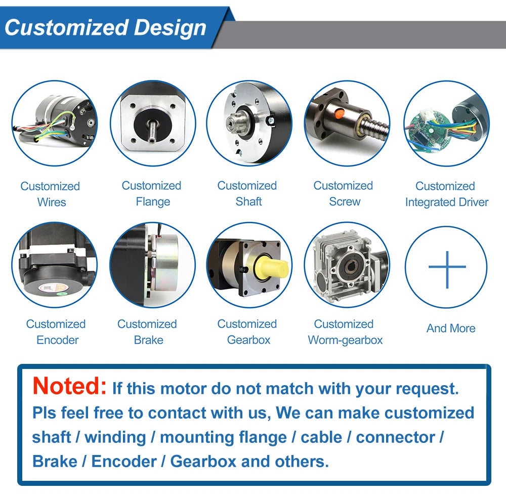 JK57BLS01 DC36V 4000rpm 46W 0.11N.m 2A Brushless DC Motor With Hall-sensor 3-phase Brushless BLDC Motor with Driver BLD70 BLD300