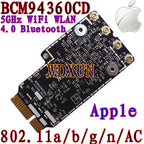 4Antennas 802.11AC Wifi BCM94360CD Wireless Network Card with Bluetooth 4.0 For OS X Yosemite 10.10
