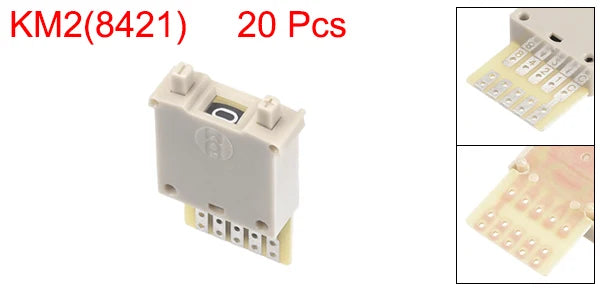 UXCELL 20Pcs DIP Switches BCD Code Thumb wheel Switch KM2 0-9 Digital Black Cream 30x18x8mm for Design of Accounting Systems