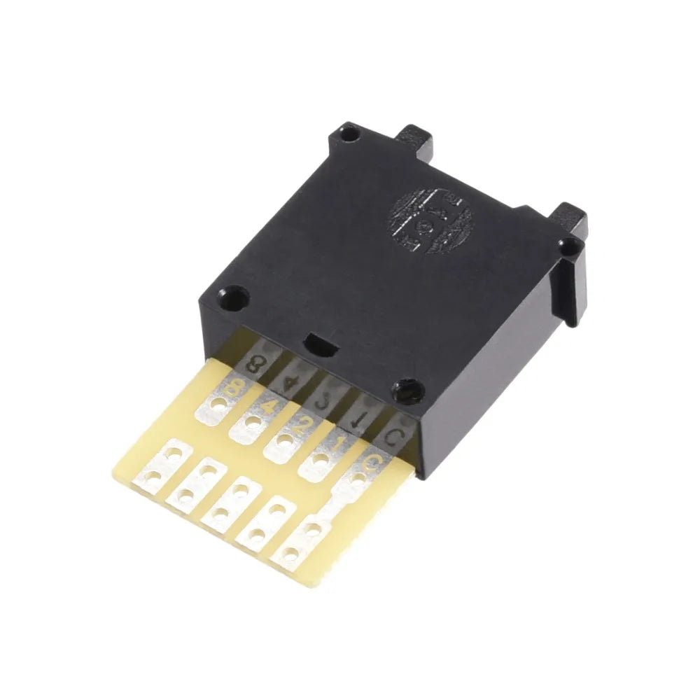 UXCELL 20Pcs DIP Switches BCD Code Thumb wheel Switch KM2 0-9 Digital Black Cream 30x18x8mm for Design of Accounting Systems