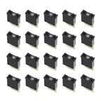 UXCELL 20Pcs DIP Switches BCD Code Thumb wheel Switch KM2 0-9 Digital Black Cream 30x18x8mm for Design of Accounting Systems