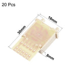 UXCELL 20Pcs DIP Switches BCD Code Thumb wheel Switch KM2 0-9 Digital Black Cream 30x18x8mm for Design of Accounting Systems