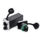 1pc New Arrival Waterproof Network Connector RJ45 Ethernet Connector Female Panel Mount Sockets IP65 Level