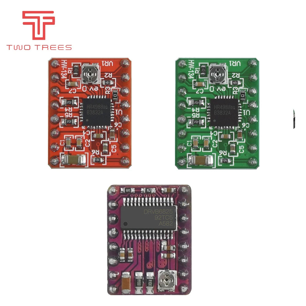 3D Printer Parts A4988 With Heat Sink StepStick Stepper Motor Driver Carrier Reprap 4-layer PCB Replace 1.4 MKS GEN Board