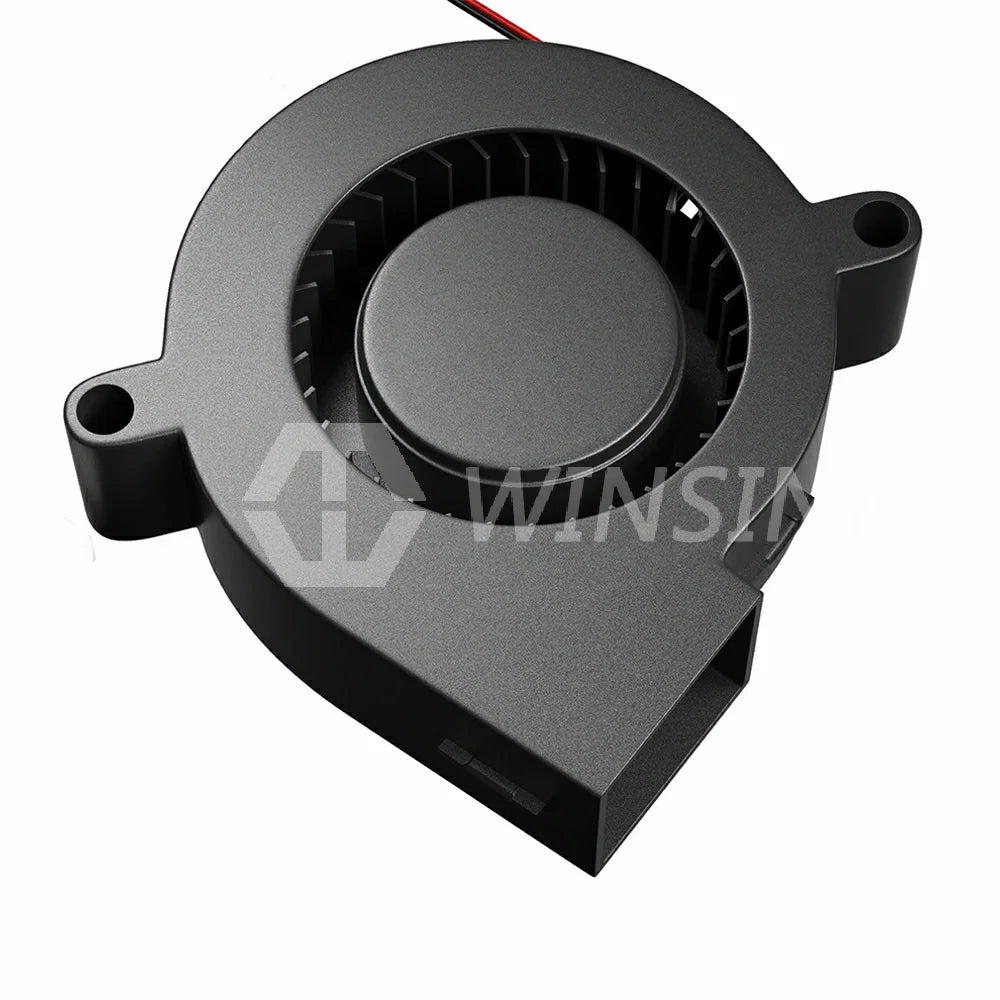 WINSINN 5015 50mm Fan 5V 12V 24V 1 Meter , 3D Printer Micro Blower Hydraulic / Dual Ball Bearing, Brushless Cooling 50x15mm 2PIN