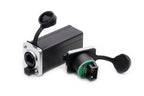 1pc New Arrival Waterproof Network Connector RJ45 Ethernet Connector Female Panel Mount Sockets IP65 Level