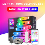 65.5ft/20m TUYA WS2811 TUYA DreamColor LED Strip Lights RGBIC Smartlife 60LEDs/M Flexible Tape Work with Alexa Google Assistant