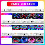 65.5ft/20m TUYA WS2811 TUYA DreamColor LED Strip Lights RGBIC Smartlife 60LEDs/M Flexible Tape Work with Alexa Google Assistant