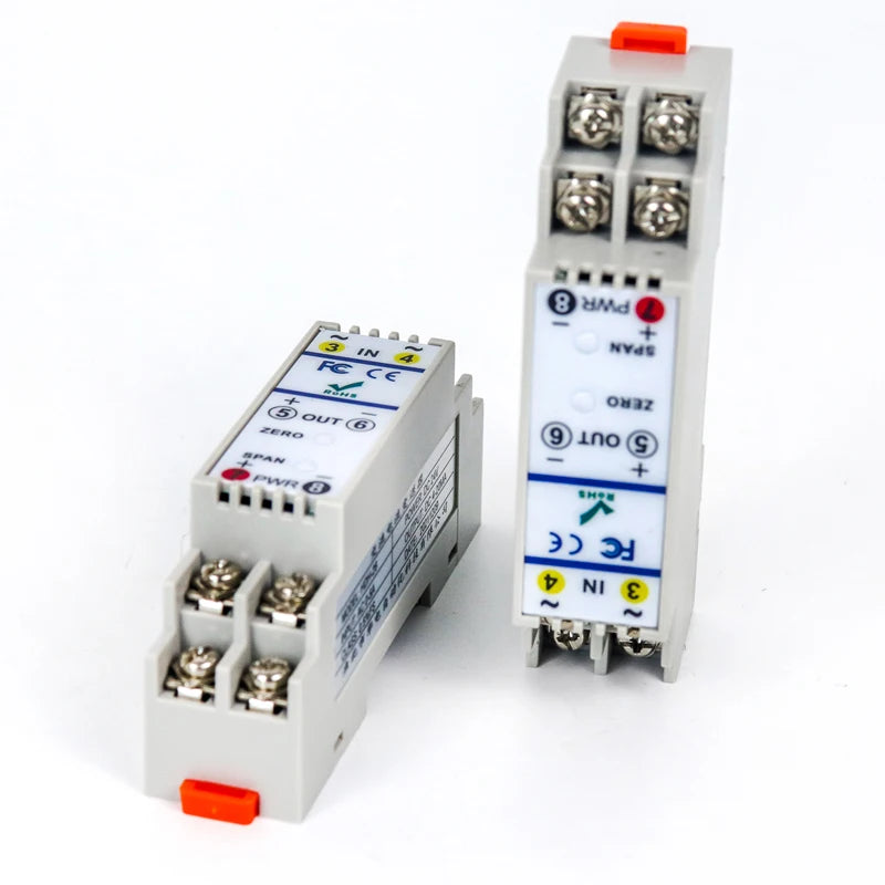 HDH-26 AC Current Transmitter 0-1A 0-5A 0-10A Input 4-20mA 0-5v 0-10V Output DC24V Power AC Current Transducer Sensor