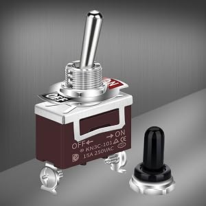 1PC 12V DC 30A 2 Pin SPST Toggle Switch Latching/Momentary On Off for Auto Car Marine Boat - Automotive Electrical Accessory