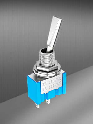 10PCS Mini Toggle Switch 3 Position 2 Position ON OFF ON DPDT SPST DPST 6A 125VAC 3A 250VAC Latching Flat Handle for Car Truck