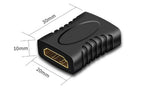 HDMI Female to Female Connector HDMI Extension Cable High-Definition Connector Version 1.4 Computer Video HDMI Straight Connecto
