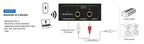 Desktop Bluetooth Receiver BT V5.3/LDAC USB Decoder with Optical Coaxial RCA Output-QCC5171 BEA1 w CE FCC ID Certification
