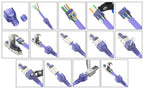 RJ45 CAT8 Cat7 CAT6A Connector Tool-Free, ZoeRax Toolless RJ45 Termination Plug Reusable Shielded for Ethernet Cables 10Gbps POE