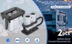 DaierTek 2PCS 50A Battery Quick Connect Disconnect Connector 6 to 12 Gauge Battery Cable Connector Quick Disconnect Battery