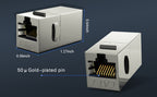 ZoeRax CAT7 CAT6A CAT6 Coupler RJ45 Keystone Shielded Coupler, Female to Female RJ45 Inline Coupler Keystone Jack