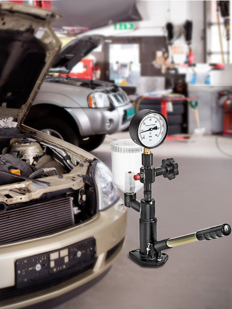 SucceBuy DieselFuel Injector Tester 6000PSI With DualScale Gauge Engine FuelTest Tool Diesel Injector Nozzle Pop Pressure Tester