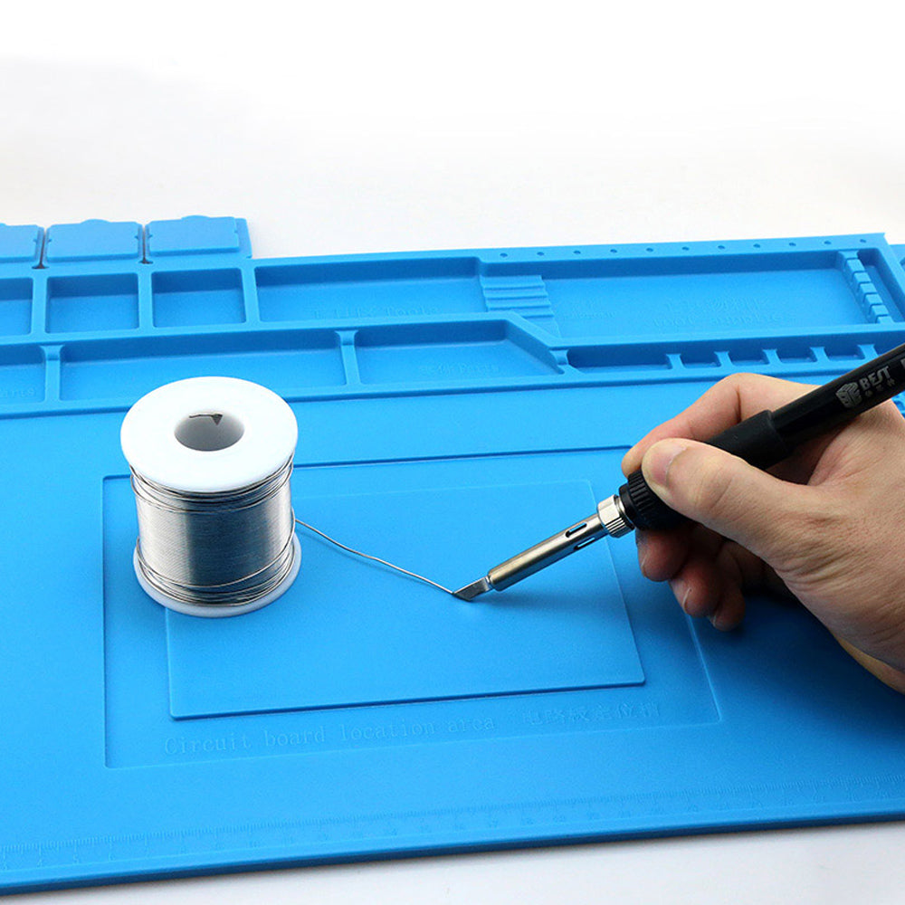 For BGA Soldering Station Silicone Repair Pad Magnetic Heat-Resistant Adsorption Soldering Mat Platform