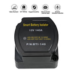 Auto Parts Car Smart Battery Isolator Relay VSR for Camper Voltage Sensitive Split Charge Charge 2 Battery Bank 12V 140A