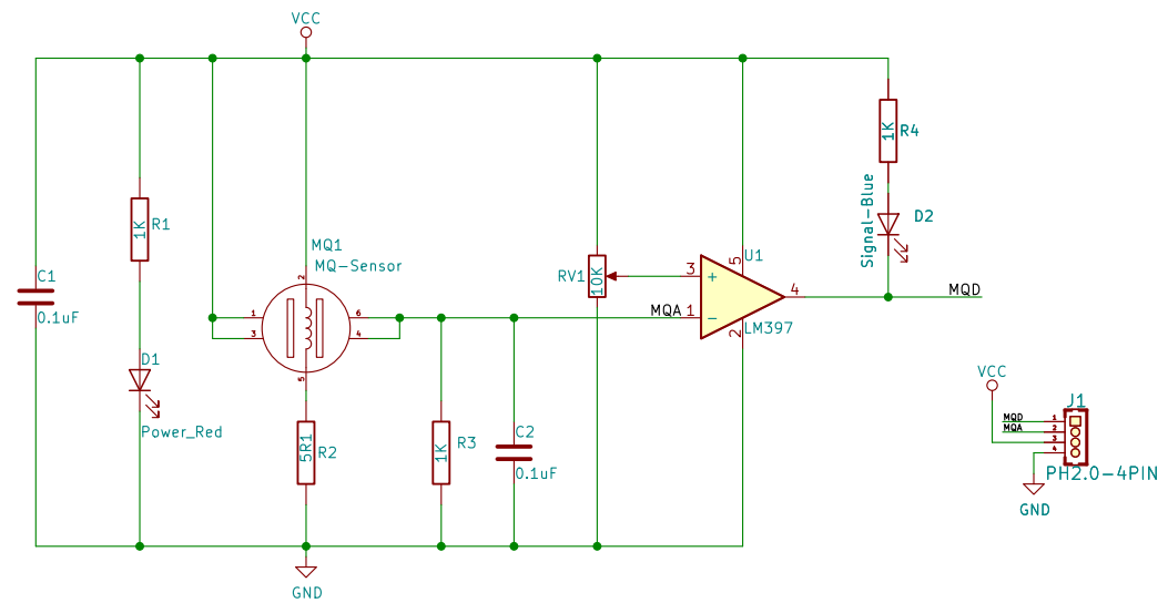 High Accuracy MQ-4 Methane Gas Sensor Analog & Digital Dual Output with Enclosure PH2.0 for Arduino ESP32 Microbit Raspberry Pi