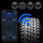 Bluetooth 5.0 External Mobile Phone APP Display TPMS Android/IOS Tire Pressure Monitoring System Car Tire Pressure Sensors