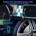 Bluetooth 5.0 External Mobile Phone APP Display TPMS Android/IOS Tire Pressure Monitoring System Car Tire Pressure Sensors