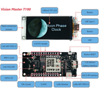 Meshtastic Heltec Vision Master T190 ESP32 SX1262 LoRa Devboard kit with 1.9-inch TFT-LCD Display Wi-Fi BLE for LoRaWAN Arduino
