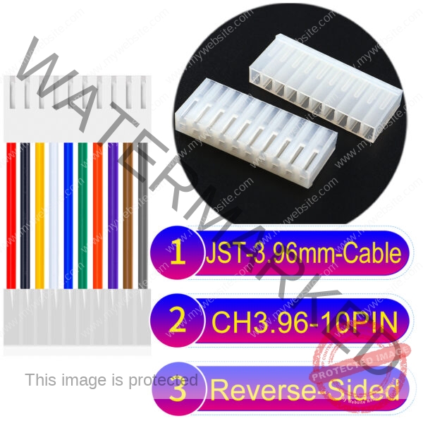 Molex KK3.96 10-Pin Reverse-Side-Head 3.96mm PVC Cable