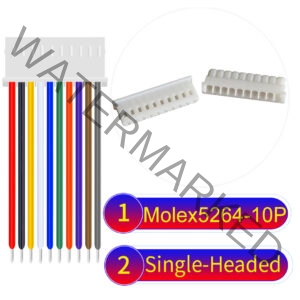 Molex KK 2.54mm MX5264 10Pin Single-Headed Cable