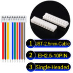 JST EH2.5 10-Pin Single-Headed 2.5mm PVC Cable