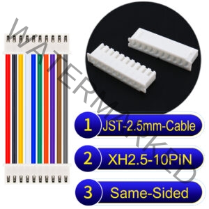 JST XH 10Pin Same-Side-Head Cable