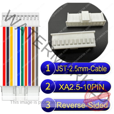 JST 2.5mm XA 10Pin Reverse-Side-Head Cable